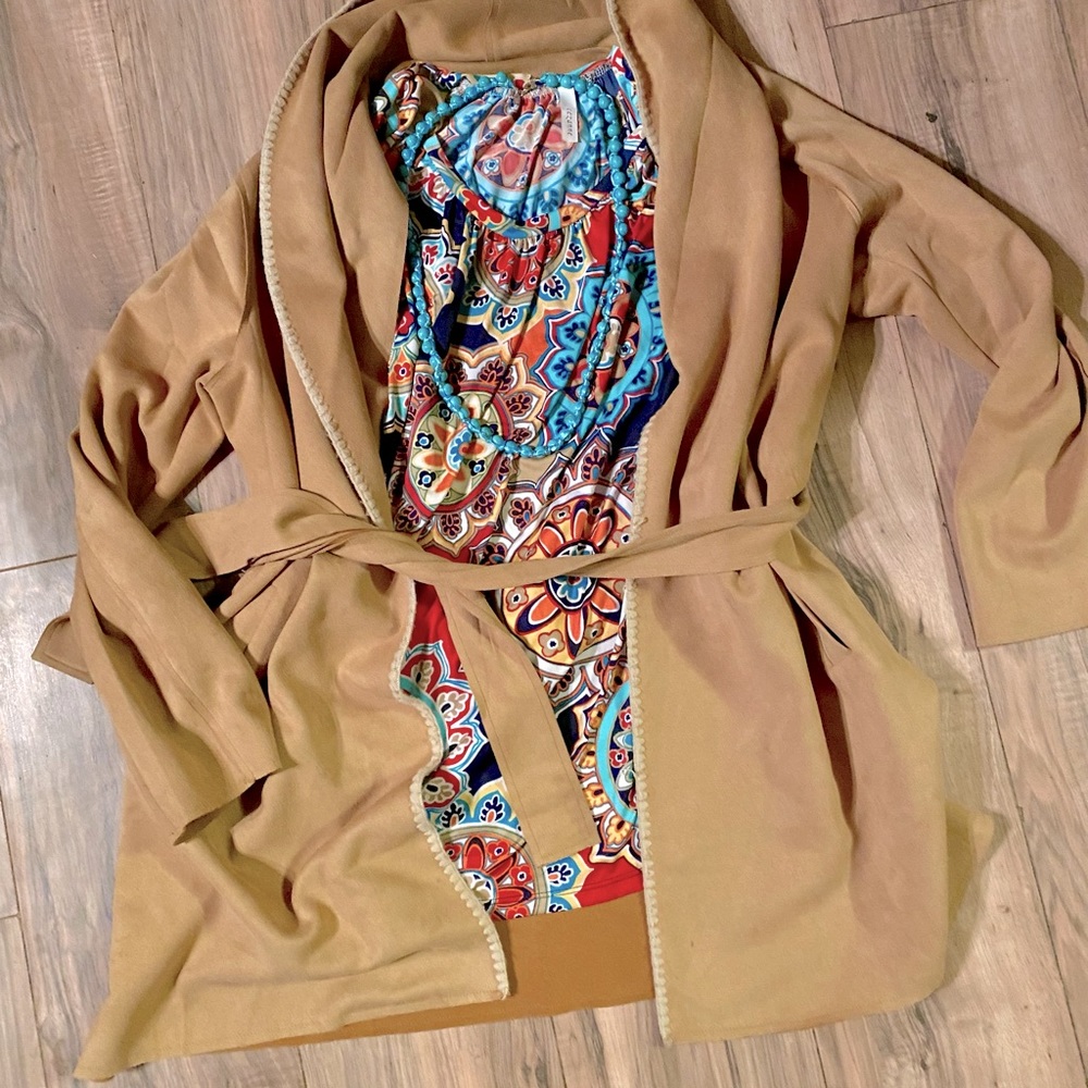 Beautiful hippie style top by cezanne! - Picture 3 of 8